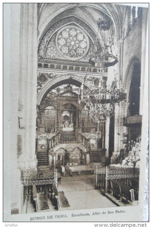 Burgo De Osma Escalinata Altar San Pedro - Soria