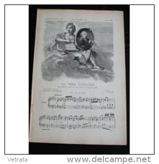 Partition , Supplément à L'Illustration Juin 1897 : La Vera Costanza (Opéra Bouffe) / Madrigal - Emile Bonnamy - Opera