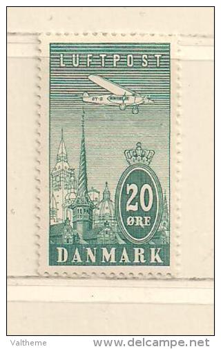 DANEMARK   ( EUDAN - 87 )    1934    N° YVERT ET TELLIER  N° 8    N** - Poste Aérienne