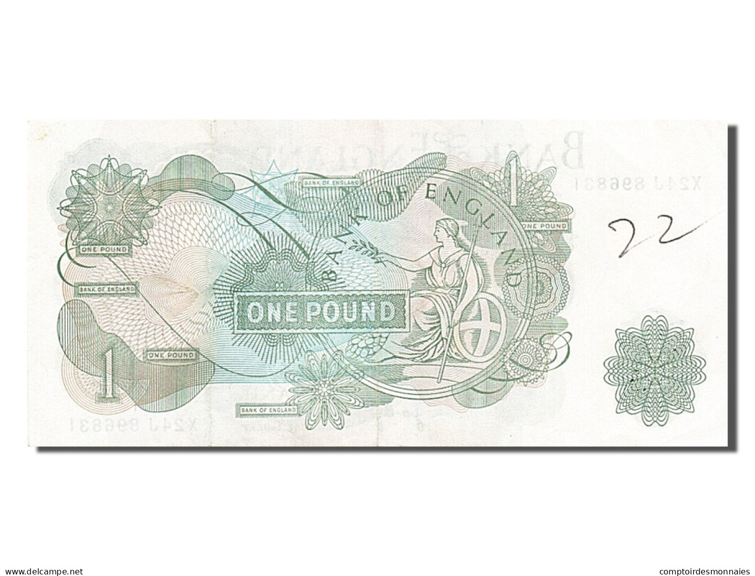 Billet, Grande-Bretagne, 1 Pound, 1970, TTB - 1 Pond