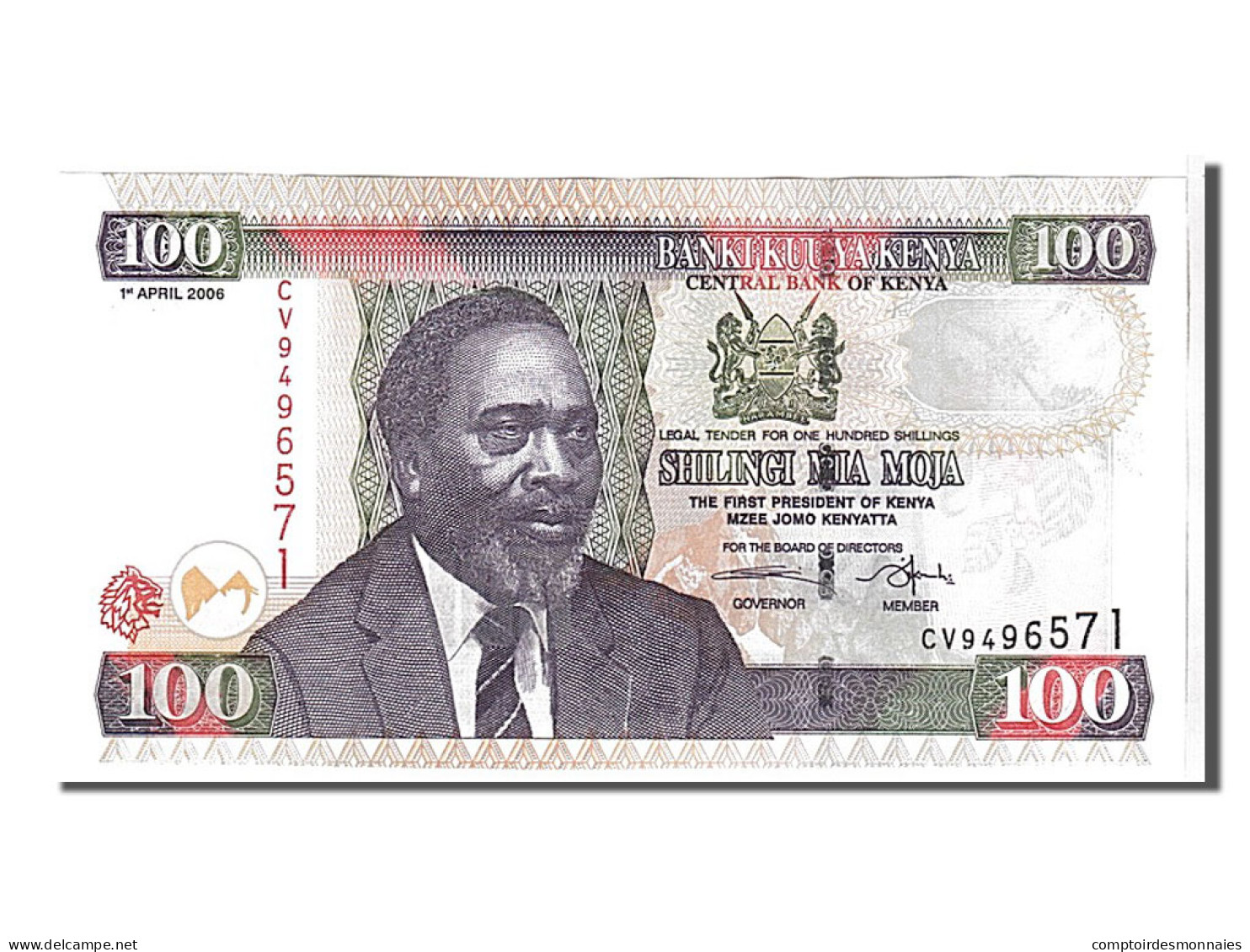 Billet, Kenya, 100 Shillings, 2006, KM:48b, NEUF - Kenia