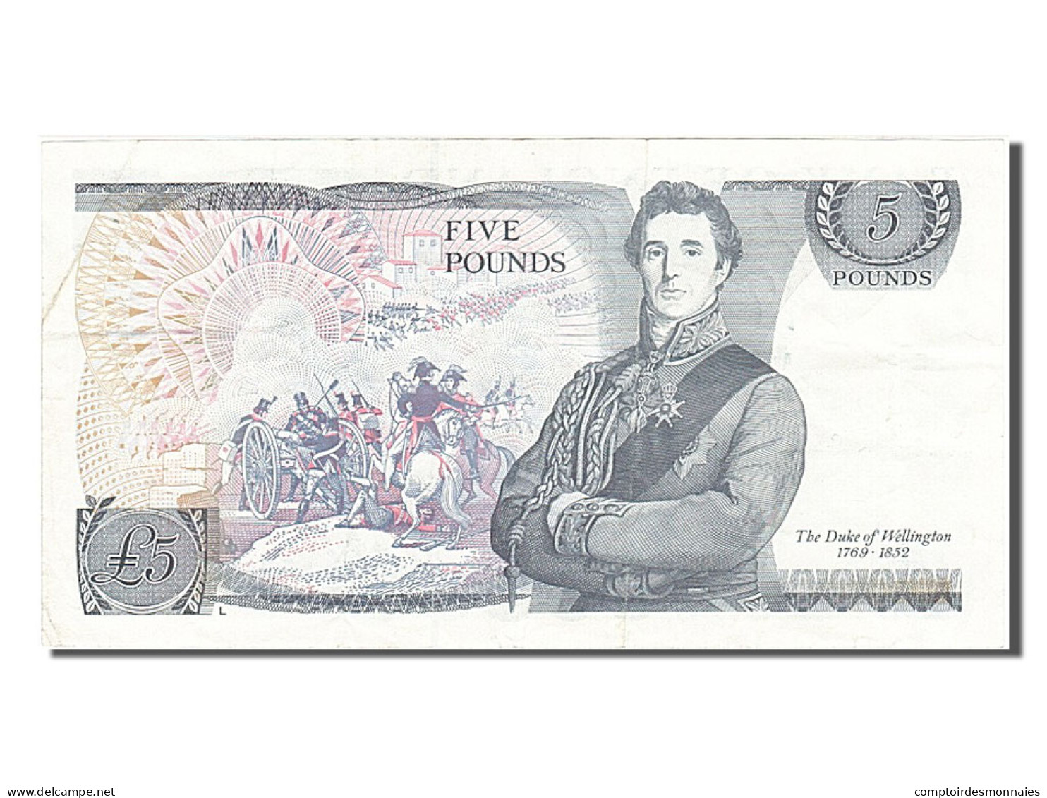 Billet, Grande-Bretagne, 5 Pounds, 1988, TTB+ - 5 Pond