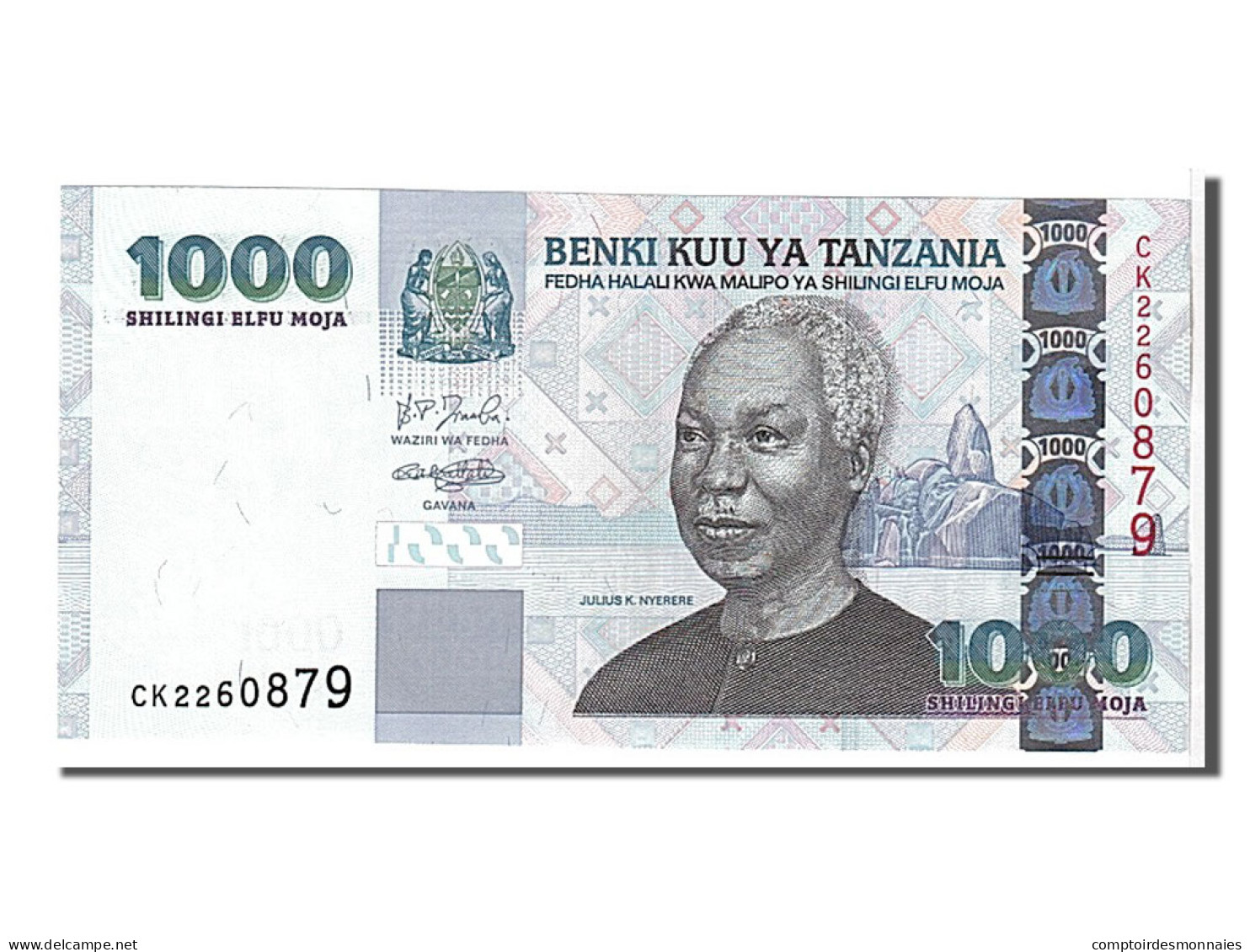 Billet, Tanzania, 1000 Shilingi, 2003, KM:36a, NEUF - Tansania