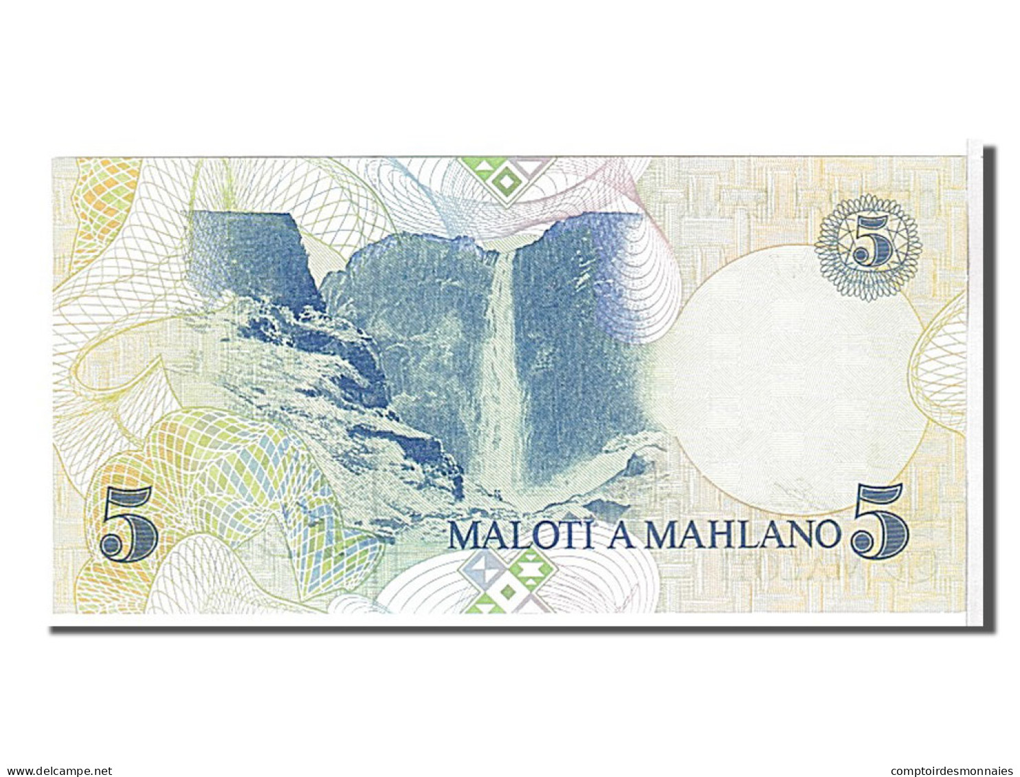 Billet, Lesotho, 5 Maloti, 1989, NEUF - Lesoto