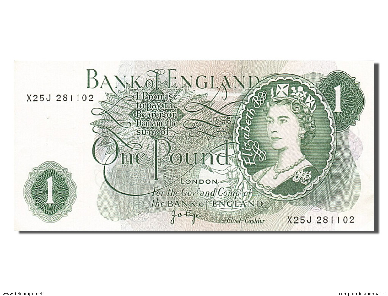 Billet, Grande-Bretagne, 1 Pound, 1970, SUP - 1 Pound
