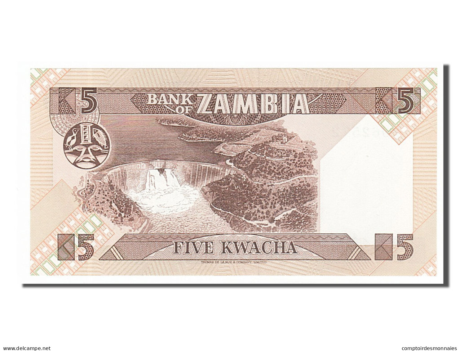 [#154735] Zambie, 5 Kwacha Type Kaunda - Zambia