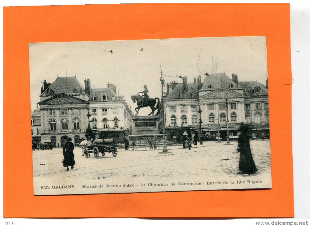 ORLEANS   1910   PLACE CHAMBRE DE COMMERCE    CIRC   NON - Orleans