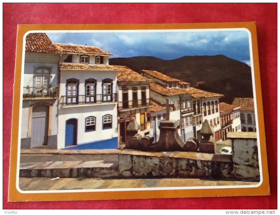 Brasil Ouro Preto MG. Largo De Rosário  -> België Belgium Belgique 1987 - Autres