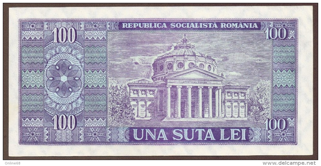 ROMANIA 100 LEI 1966   SERIE C.0215 - Rumänien