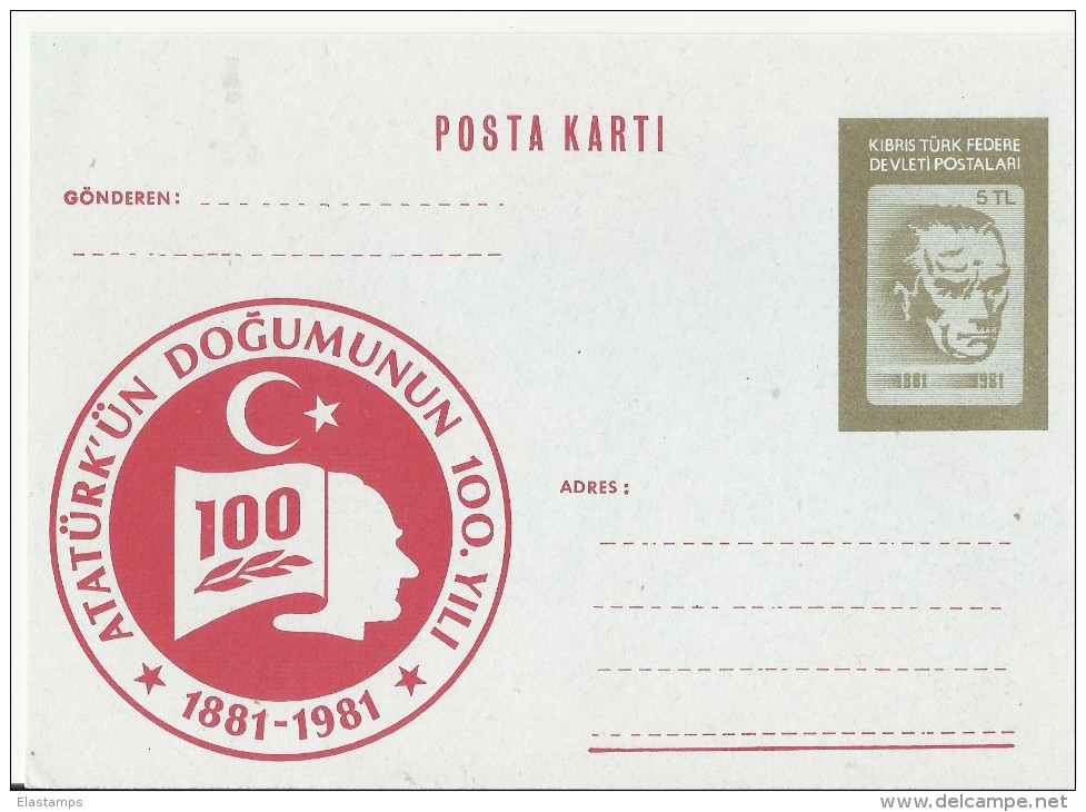 =TURKEY GS 1981 - Postal Stationery