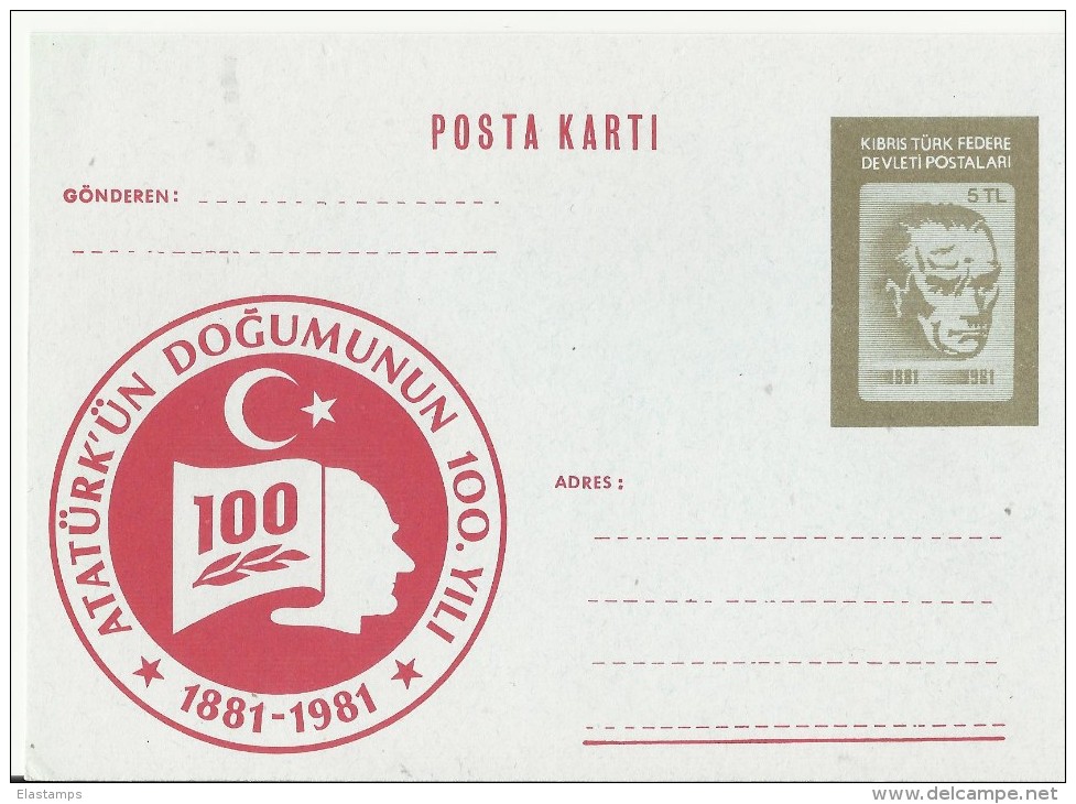 =TURKEY GS 1981 - Ganzsachen