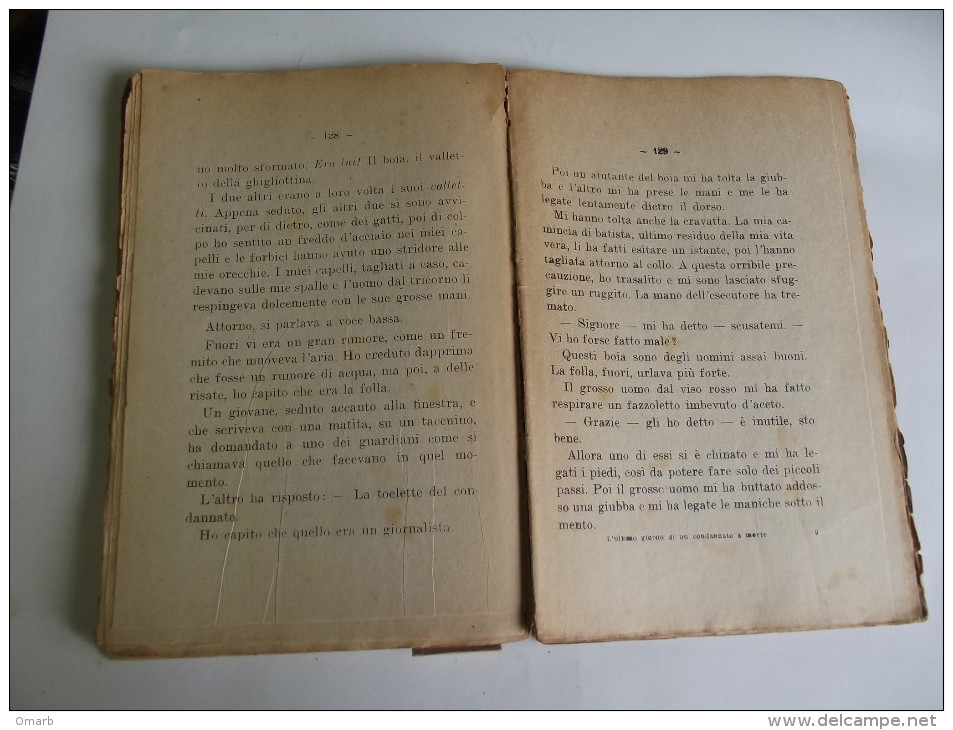 Lib244 L'ultimo Giorno Di Un Condannato A Morte, Victor Hugo, Madella Editori Milano 1933 - Classic