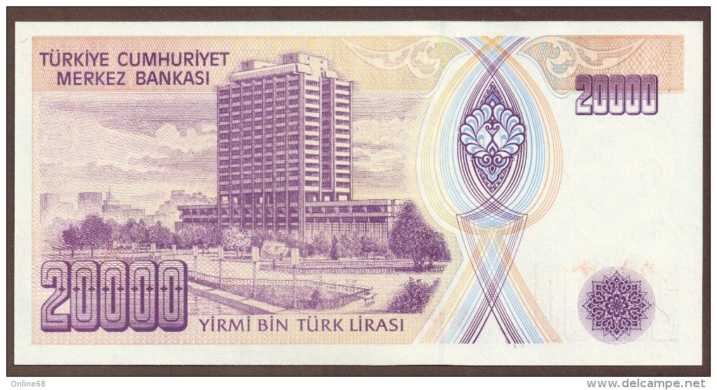 TURQUIE 20.000 Türk Liras&#305; L. 1970  SERIE G - Turquie