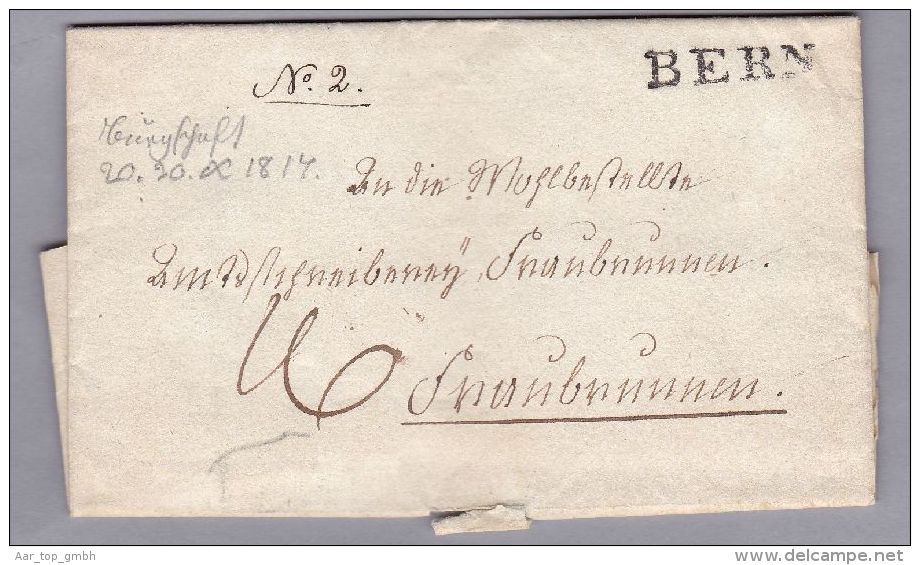 Heimat BEs BERN 1924-03-24 Brief Nach Schönbrunnen - ...-1845 Prephilately