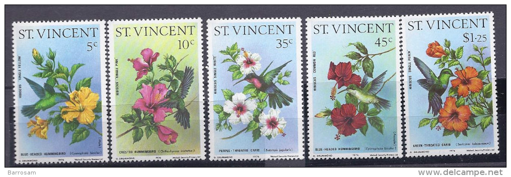 St.Vincent1976:Michel441-5mnh** - Hummingbirds
