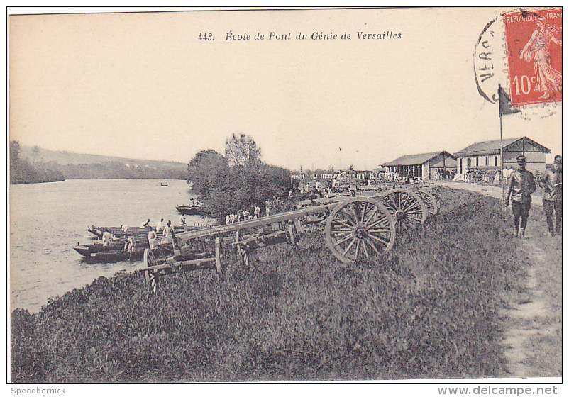 23515  Militaria Ecole Du Pont De Genie De Versailles France -443 Ed ? Correspondance Guerre 1914 - Régiments