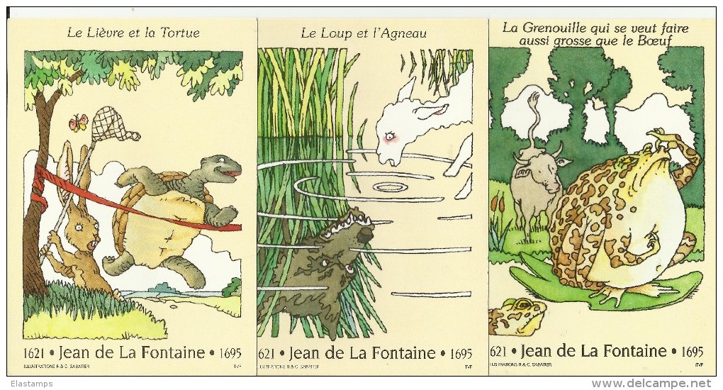 =FR GS*3 1995 Jean De La Fontaine - Prêts-à-poster: Other (1995-...)