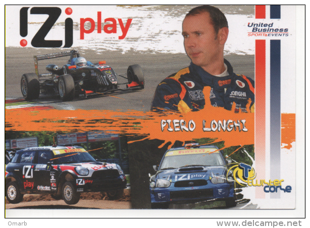 Fre216 Freecard Promocard Rally, Piero Longhi, Zplay, Subaro Impreza, Mini Coutryman, World Rally Car, WRC, Formula - Rally