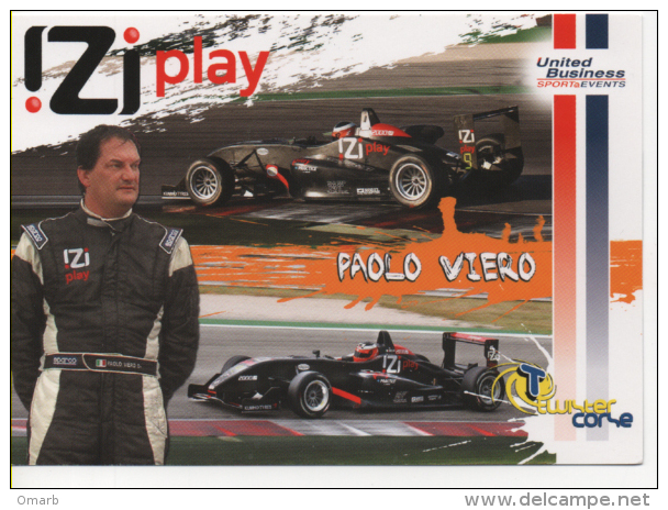 Fre215 Freecard Promocard Paolo Viero, Zplay, Formula 2000, Automobilismo, Auto Sport Reparto Corse - Grand Prix / F1
