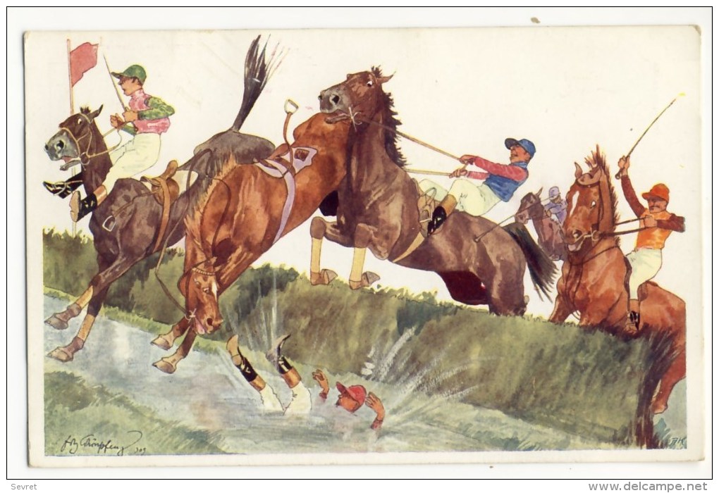 EQUITATION Par Schonplug  B K W I  679    Très Belle Carte. RARE - Schoenpflug, Fritz