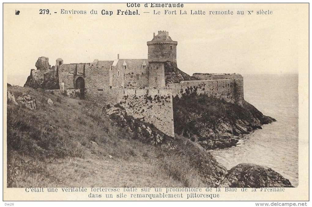 Côte D'Emeraude - Environs Du Cap Fréhel - Le Fort De Fort La Latte - Carte Non Circulée - Cap Frehel