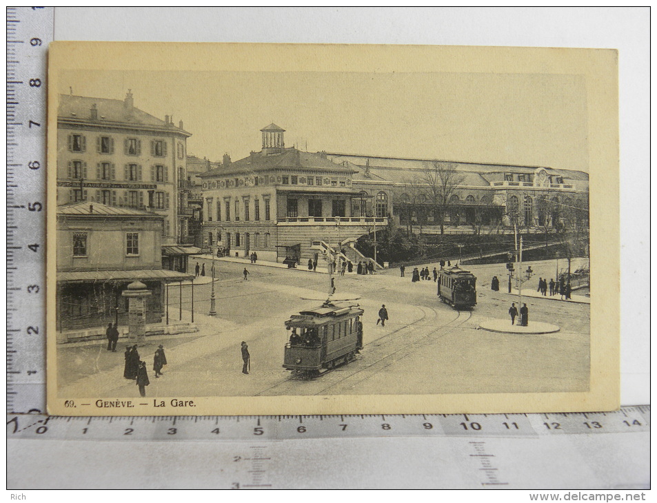 CPA SUISSE - GENEVE - La Gare - Genève