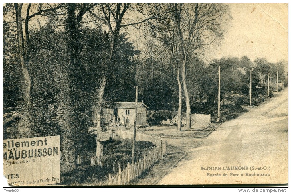 Saint Ouen L'Aumone Entrée Du Parc à Maubuisson - Saint-Ouen-l'Aumône