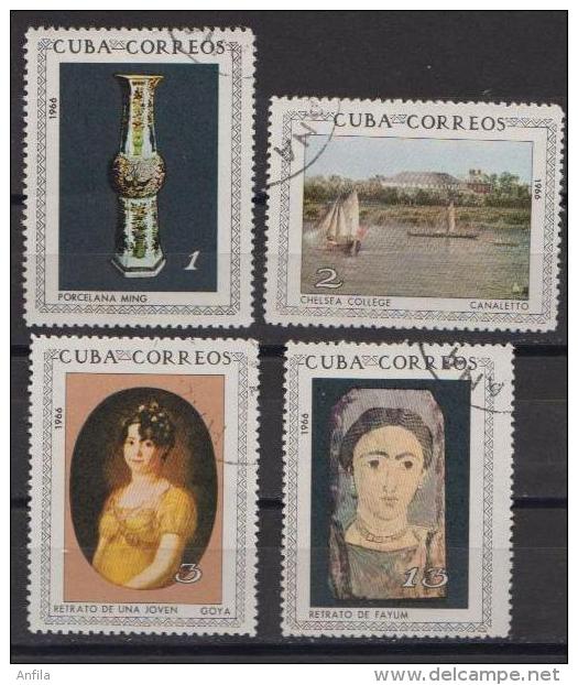 Caribbean Island 1966 - Art. Painting Gemalde   Mi.1149-1152 - Used Gestempelt - Gebraucht