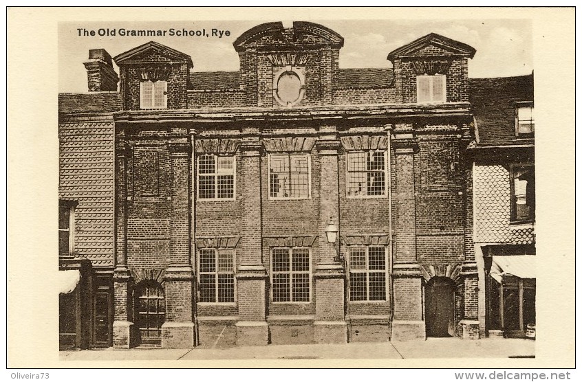 RYE, The Old Grammar School   - 2 Scans - Rye