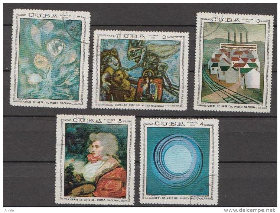 Caribbean Island 1969 - Art. Painting Gemalde   Mi.1473-1477 - Incomplete Set - Used Gestempelt - Usati