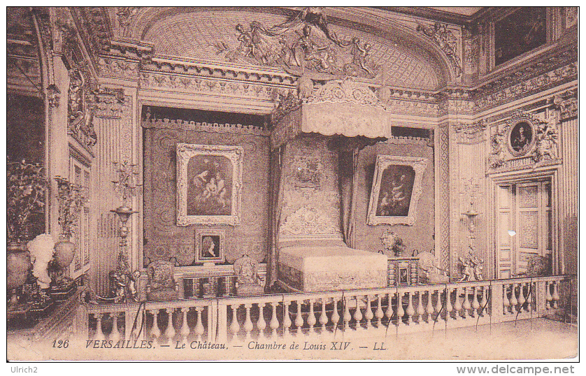CPA Versailles - Le Château - Chambre De Louis XIV - Poste Militaire - 43e Regt - 1915 (2442) - Versailles (Château)
