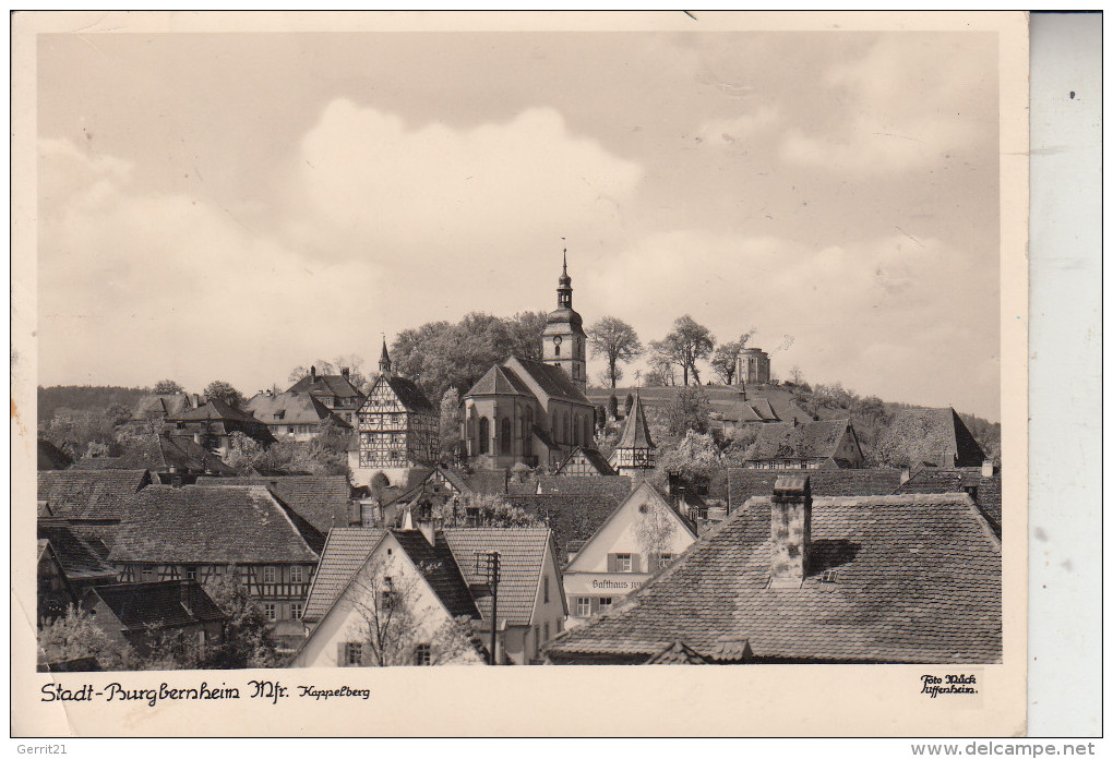 8801 BURGBERNHEIM, Kappelberg, 1957 - Bad Windsheim