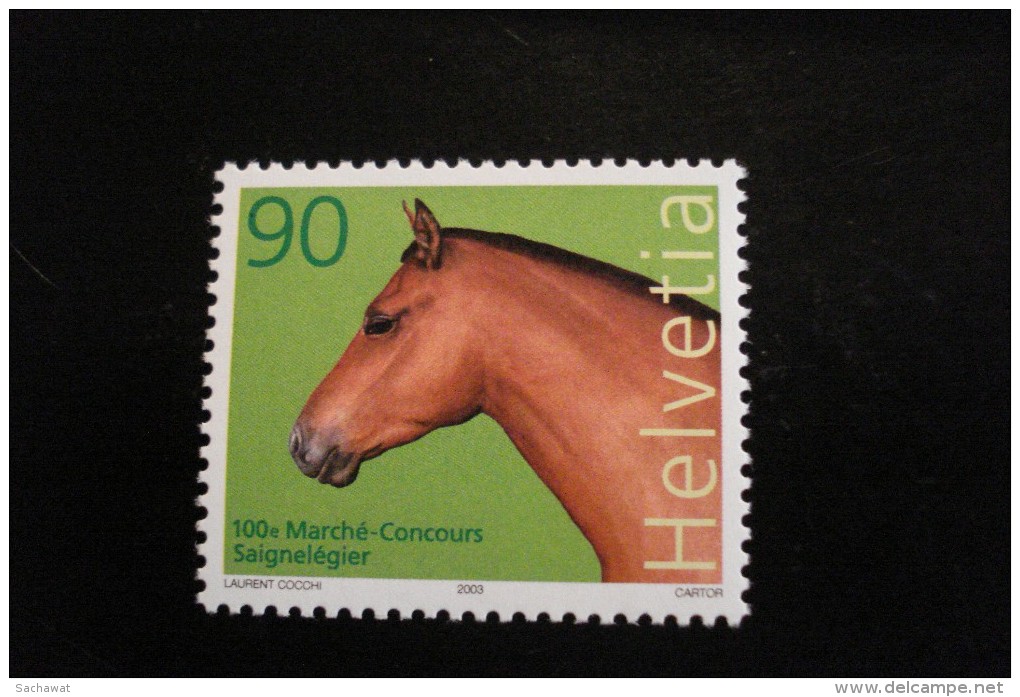 Suisse - Année 2003 - Tête De Cheval - Y.T. 1755 - Neuf (**) Mint (MNH) - Unused Stamps