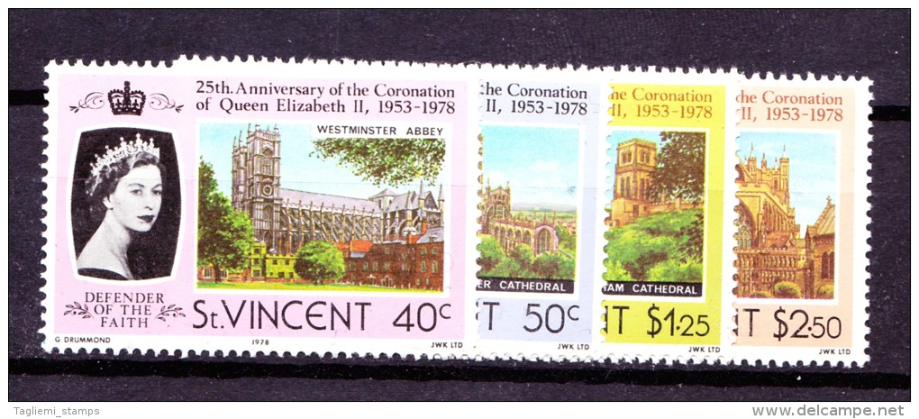 St Vincent, 1978, SG 556 - 559,  Set Of 4, MNH - St.Vincent (...-1979)