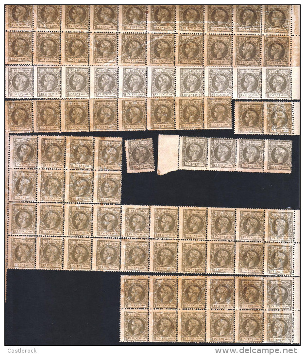 G)1899SPANISH COLONIES, SET OF 194 15 CTS.,CUBA1899 Y 99, MNH - Unused Stamps