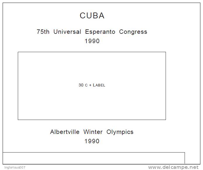 CUBA STAMP ALBUM PAGES 1855-2011 (711 pages)