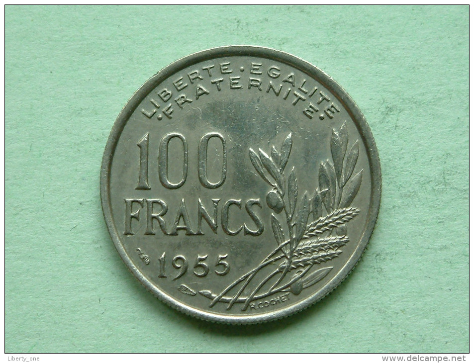 1955 - 100 Francs / KM 919.1 ( Uncleaned - For Grade, Please See Photo ) ! - Autres & Non Classés