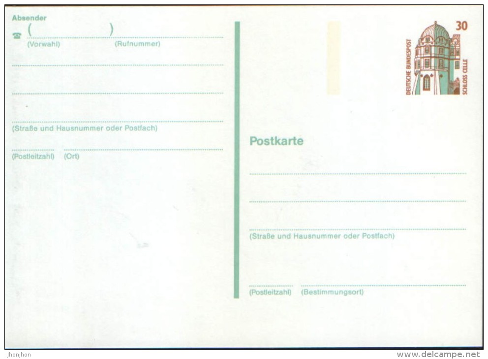 Deutschland/Germany- Postal Stationery Postcard 1990,unused- Mi. P147 - Postcards - Mint