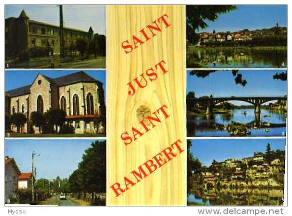 42 ST JUST  ST RAMBERT Maison D'accueil Chapelle Maison De Retraite Quartier Chana Ancien Pont Rue De La Marine Pont Sur - Saint Just Saint Rambert