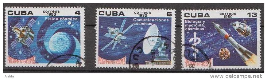 Caribbean Island 1980 - Space-  Mi.2471,72,74 - 3v - Used Gestempelt - Gebruikt