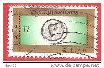 ITALIA REPUBBLICA USATO - 2007 - Posta Prioritaria, Senza Numerale - € 1,40 - S. 2932B - 2001-10: Usati