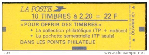 Carnet Liberté De Delacroix - Y&T N° 2376-C5 ( Pour Offrir Des Timbres )  Confectionneuse 9. Carnet Non Ouvert. - Autres & Non Classés