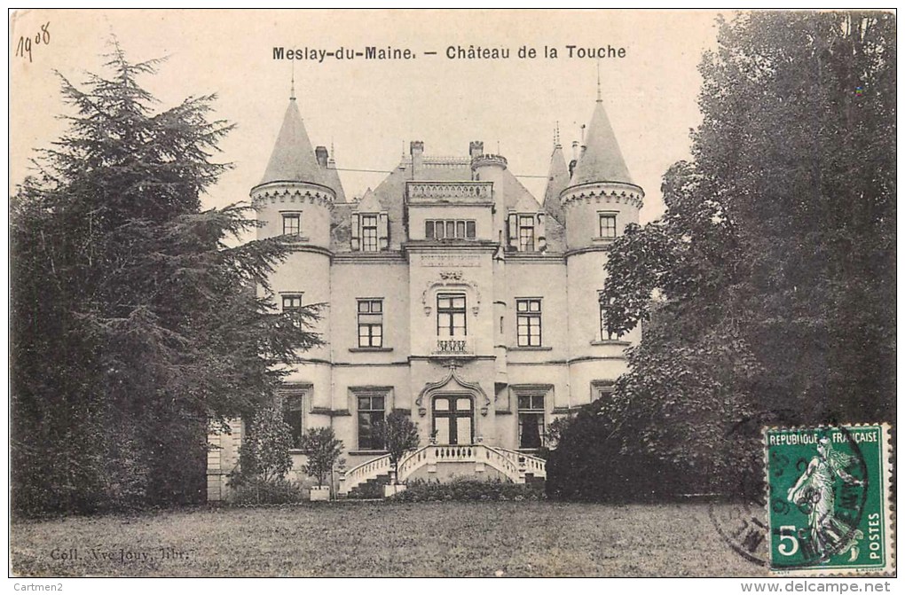 MESLAY-SUR-MAINE CHATEAU DE LA TOUCHE 53 MAYENNE - Meslay Du Maine