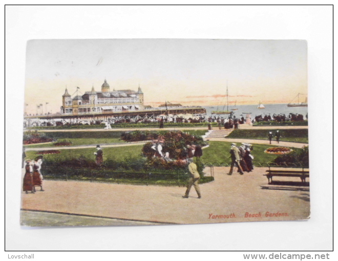 Yarmouth. - Beach Gardens. (4 - 8 - 1904) - Great Yarmouth