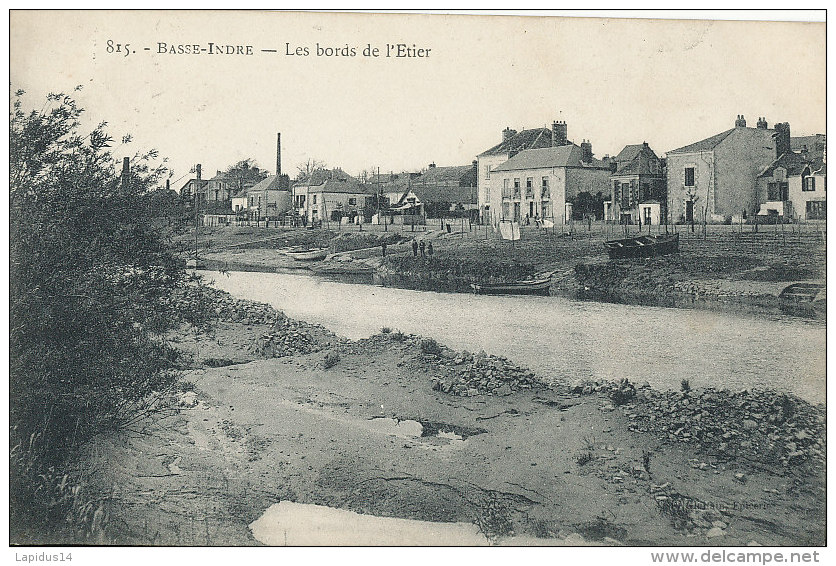 R R 305 /      C P A   BASSE-INDRE    (44)  LES BORDS DE L'ETIER - Basse-Indre