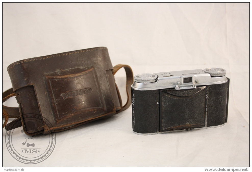 VOIGTLANDER VITO II 35mm Folding Camera/ Bellows Camera With Original Leather Case - Appareils Photo