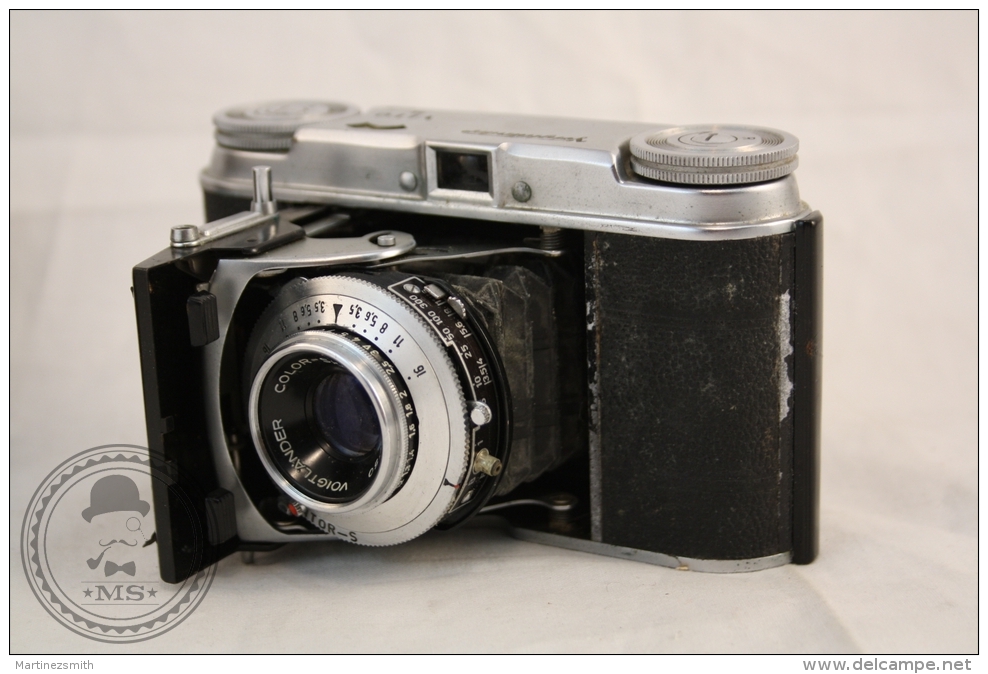 VOIGTLANDER VITO II 35mm Folding Camera/ Bellows Camera With Original Leather Case - Appareils Photo