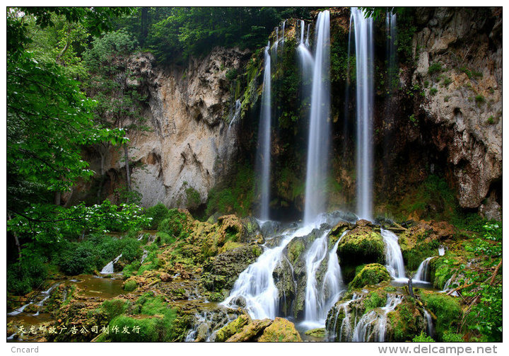 [ T08-001 ] Waterfall ,China 10 Pre-stamped Cards - Other & Unclassified