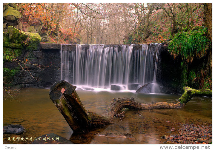 [ T08-007 ] Waterfall ,China 10 Pre-stamped Cards - Other & Unclassified