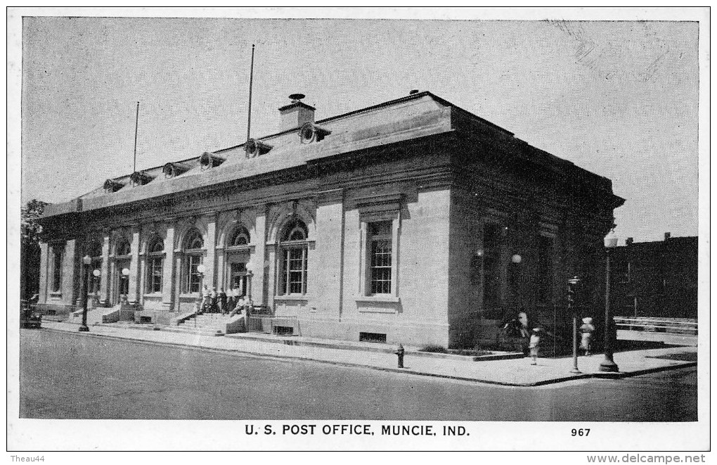 ¤¤  -  ETATS-UNIS  -  INDIANA  -  U.S. Post Office , MUNCIE     -  ¤¤ - Muncie